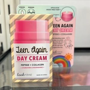 Look At Me Teen Again Day Cream Peptide Collagen K-beauty expiration 07/26